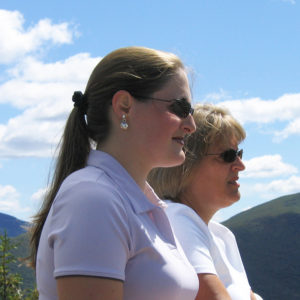 Sarah and Sue atop Mount Jo in North Elba, NY.