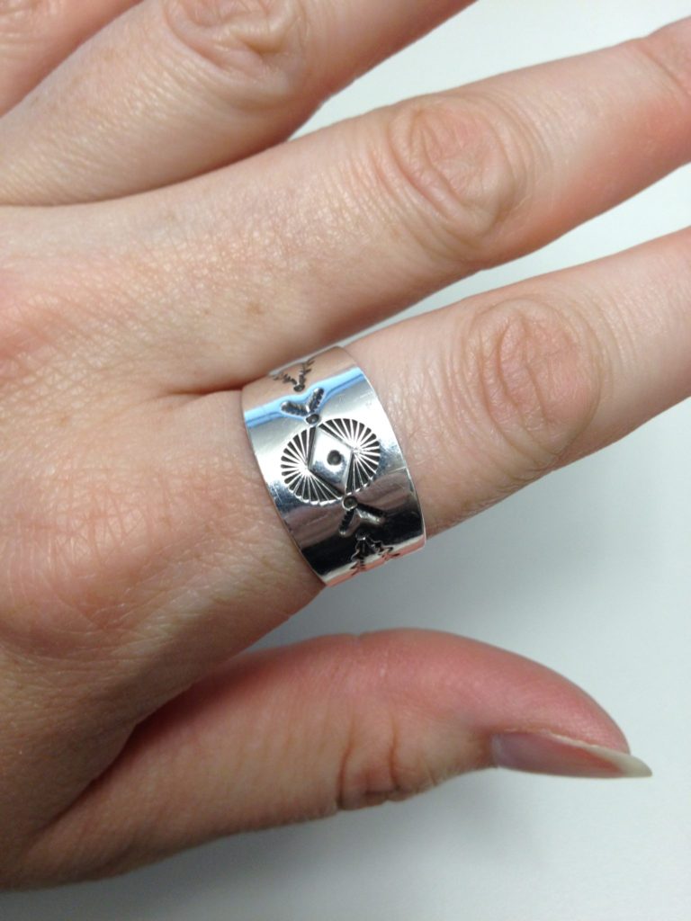 Native American sterling silver ring