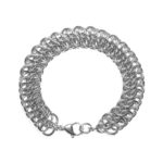 B0240 GSG 2 stainless steel chainmaille bracelet